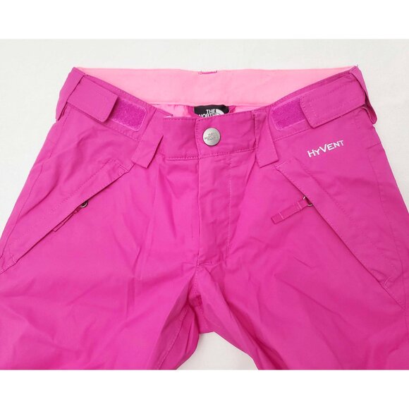 The North Face TNF Girls EZ GROW Pink Hyvent Insulated  Ski Snow Pants XS - Picture 4 of 9